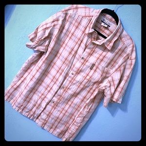 Columbia Plaid Short Sleeve Button Down